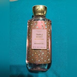 Bath & Body Works Triple Berry Martini Shower Gel - Gold